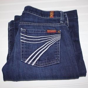 7 For All Mankind Dojo Bootcut w/ Light Stitching